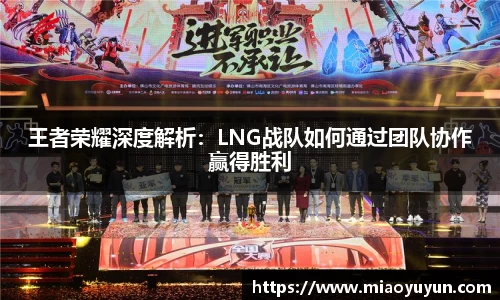 王者荣耀深度解析：LNG战队如何通过团队协作赢得胜利